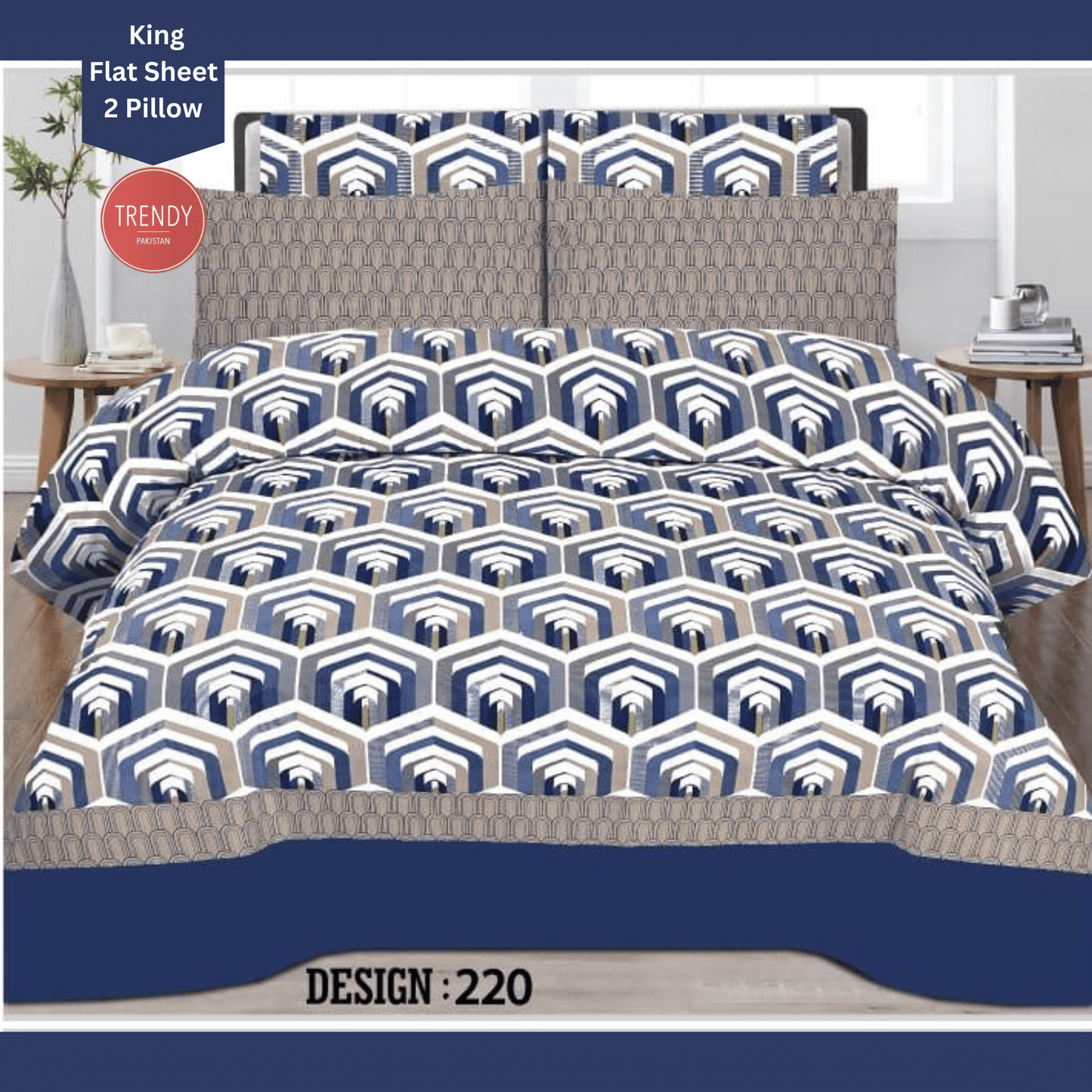 Blue Bed sheet