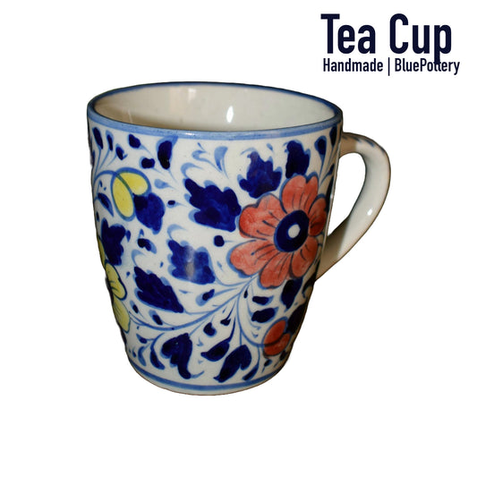 Blue Pottery Tea Cup