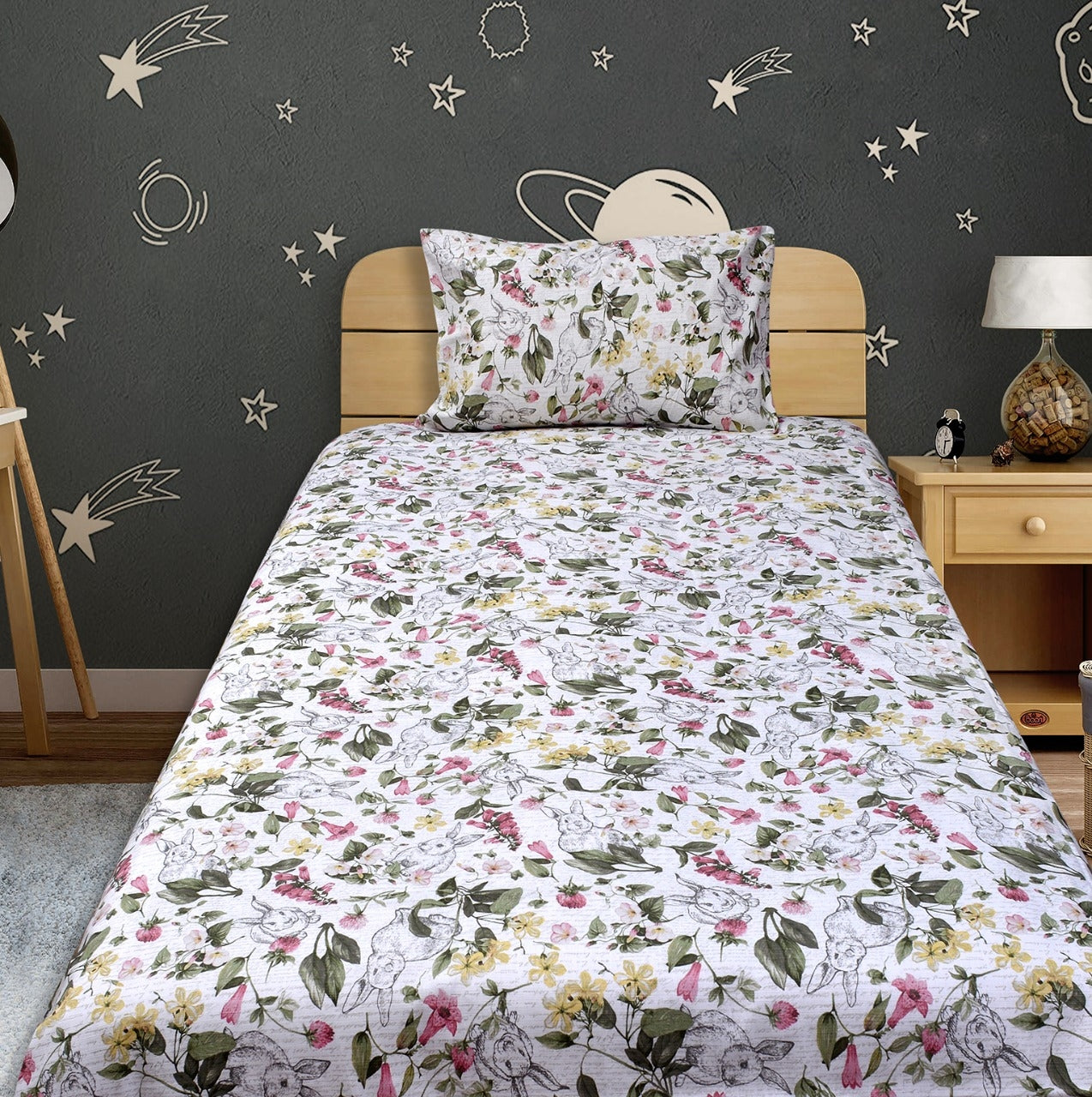 Kids Cotton Duck Printed Bedsheets