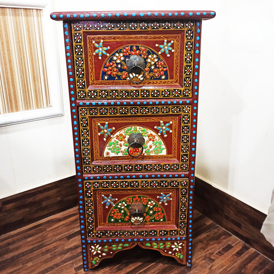 Wooden Chester 3 Drawer Traditional