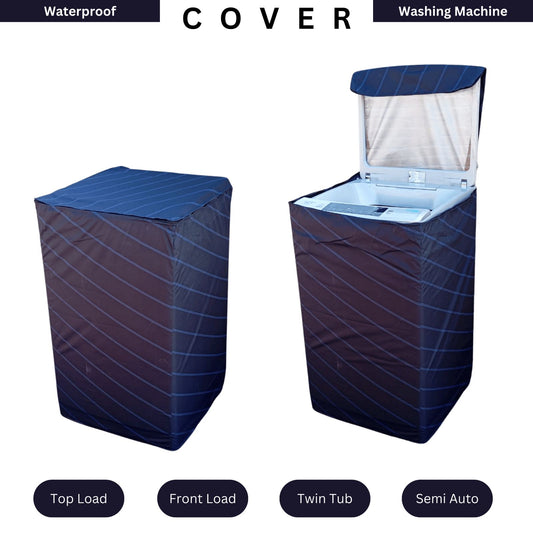 Waterproof Washing Machine cover blue