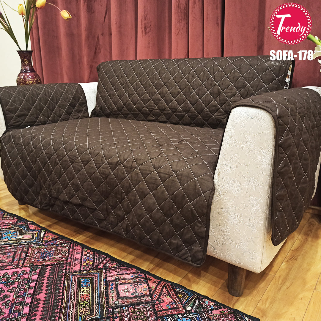 Sofa Cover Online in Pakistan Quilted Reversible Couch Cover
