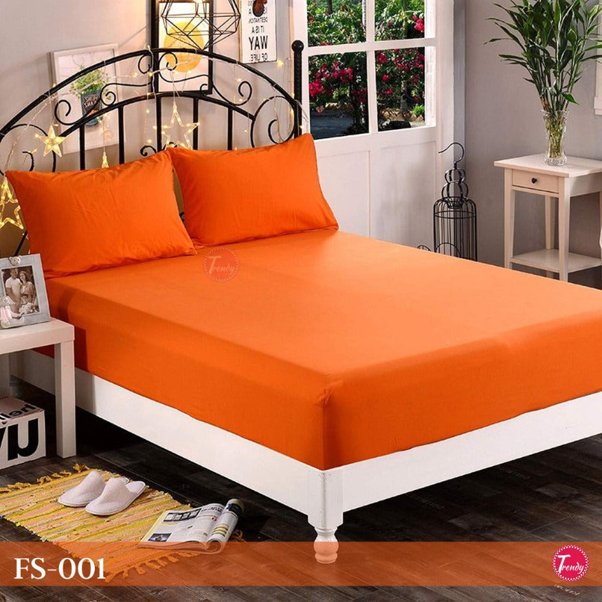 Fitted Sheets in 100% Cotton Plain