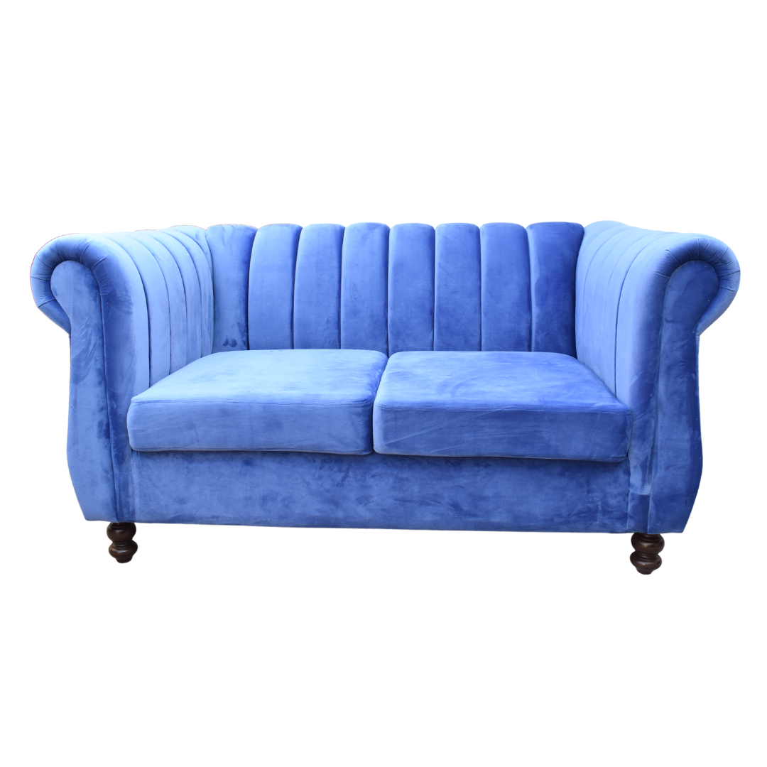 Trendy Home Sofa Two Seater Royal Blue