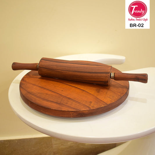 Wooden Bread/Roti Roller Set - Trendy Pakistan