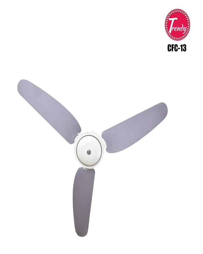 Trendy Ceiling Fan Cover in Plain Grey