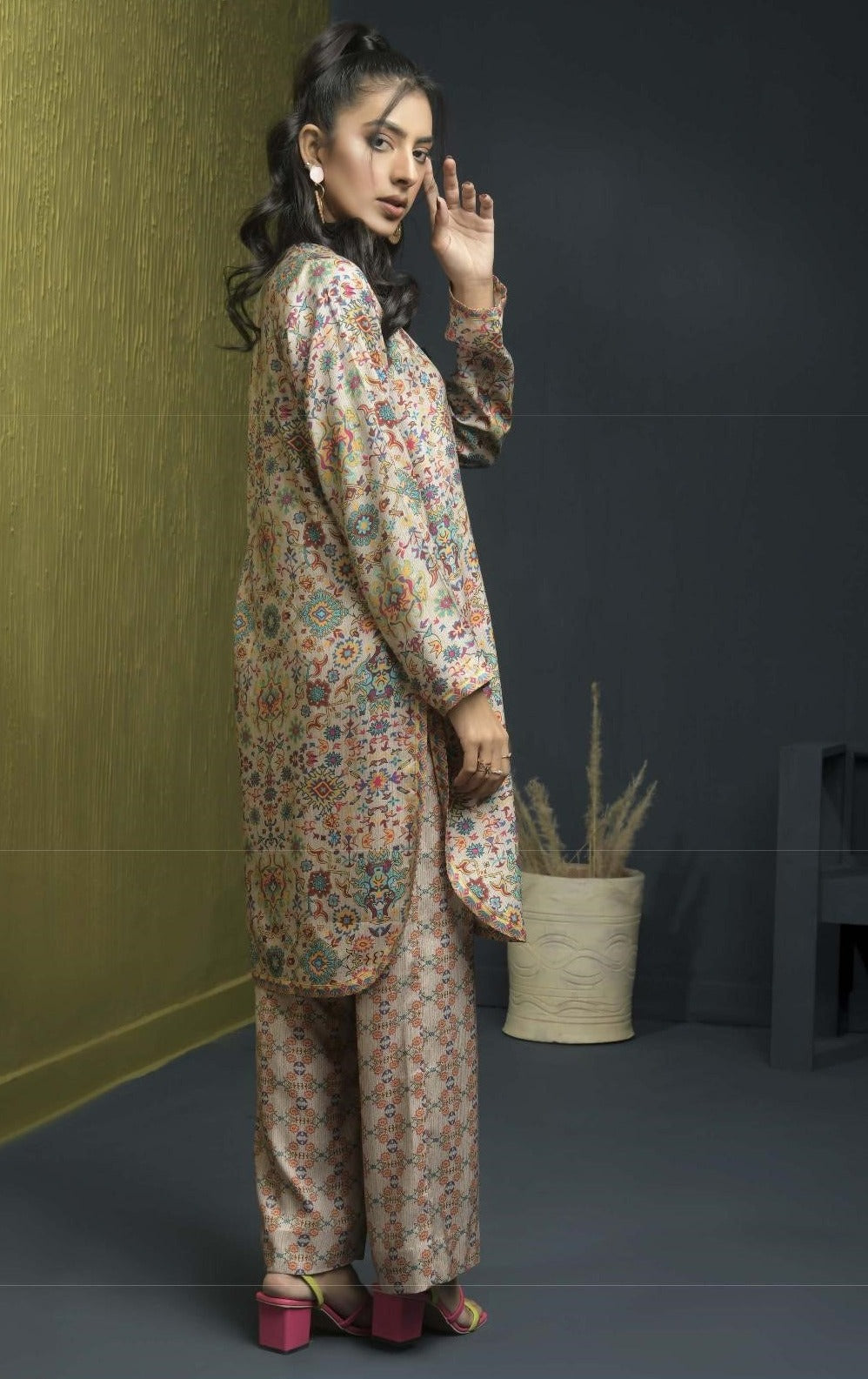 Un-stitched Digital Print Suit