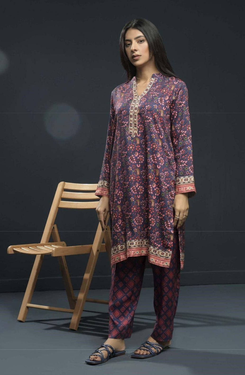 Un-stitched Digital Print Suit