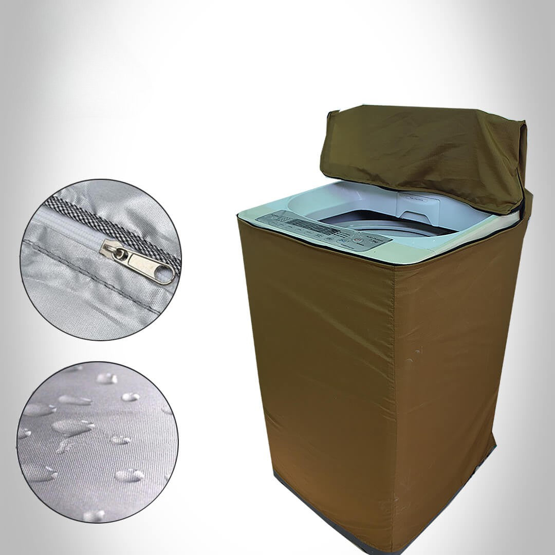 Waterproof Washing Machine Cover Brown Best Quality form House of Trendy Pakistan