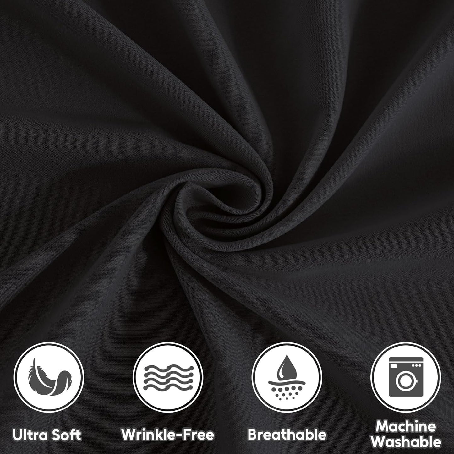 Luxury Extra-Soft Microfiber Fitted Bed Sheet Set – Deep Pocket, Breathable & Wrinkle-Free (Dark Gull Gray, Twin)