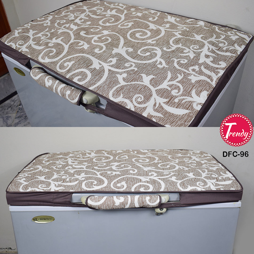 Deep Freezer  Top Door Cover Fawn Print