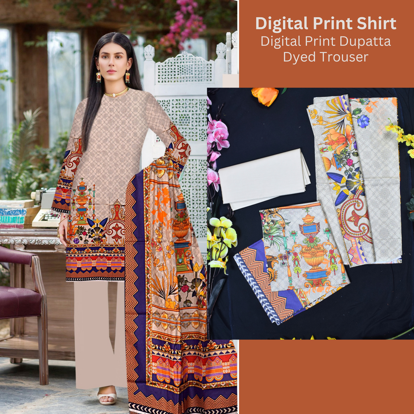 Digital Print Lawn Collection 2024
