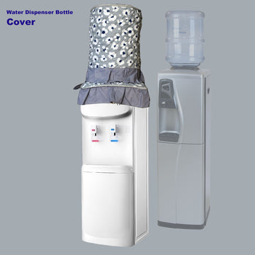 Grey Print Water Dispenser & Bottle Cover