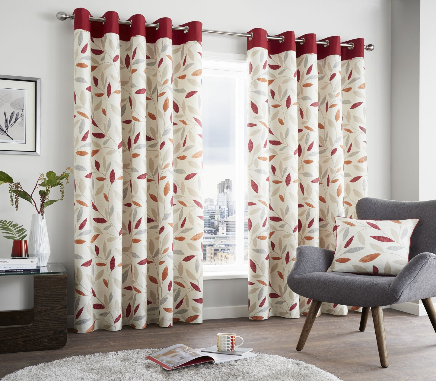Best Trendy Cotton Classic Leaf Trail printed Curtain