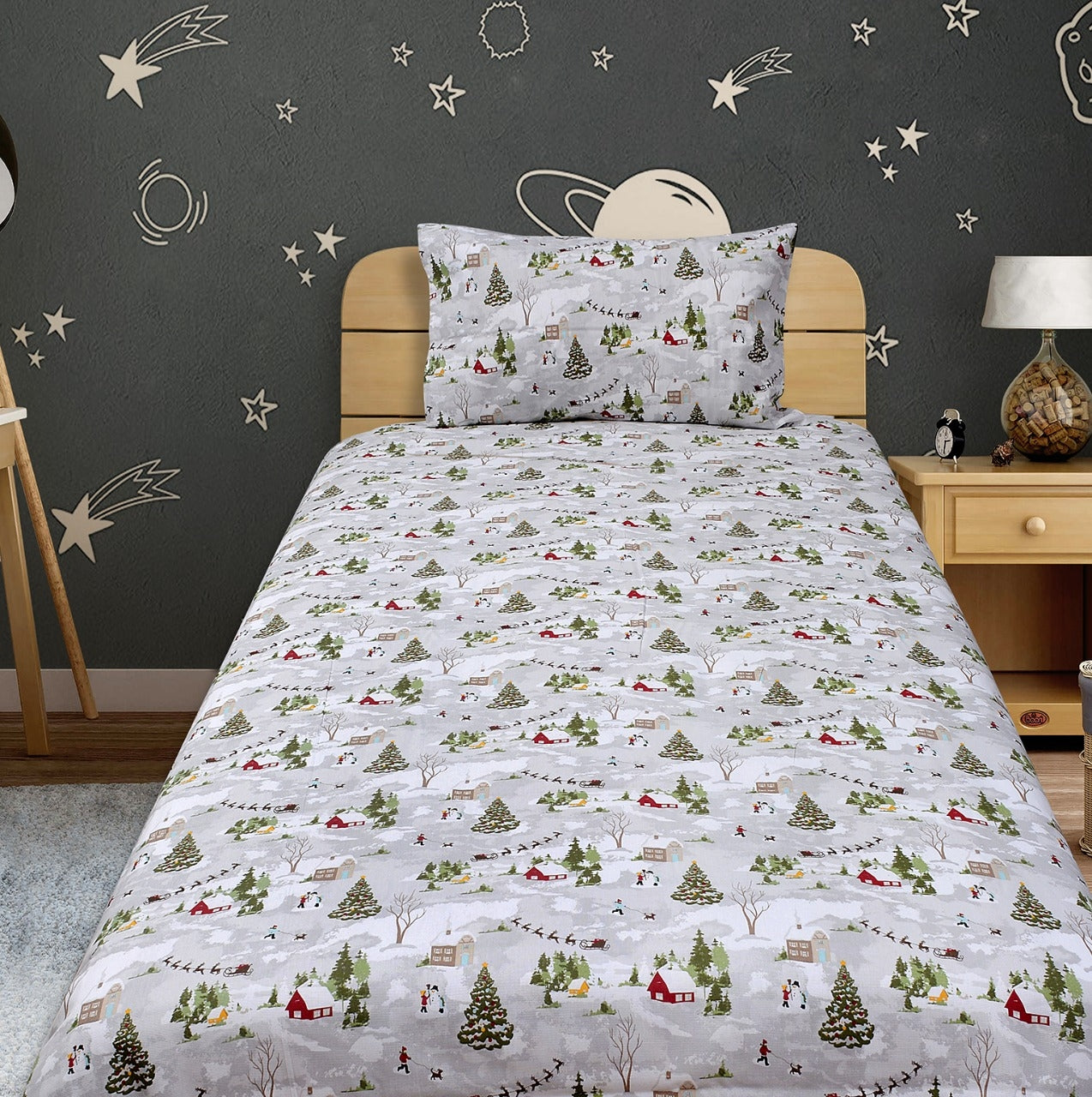 Kids Cotton Duck Printed Bedsheets