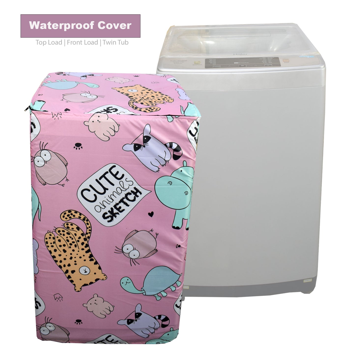 Best Waterproof Washing Machine Cover Pink for Top Load & Front Load in Pakistan