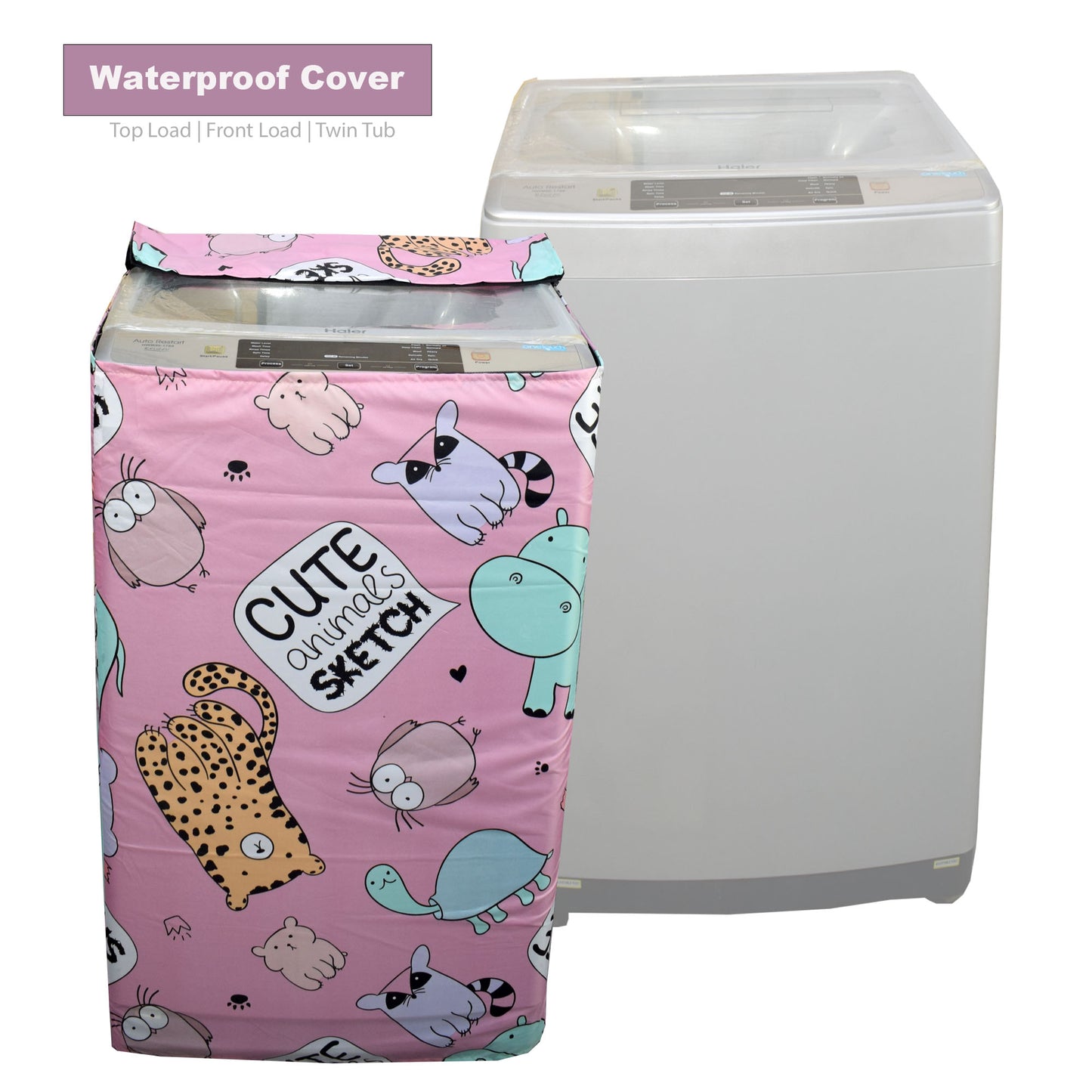 Best Waterproof Washing Machine Cover Pink for Top Load & Front Load in Pakistan