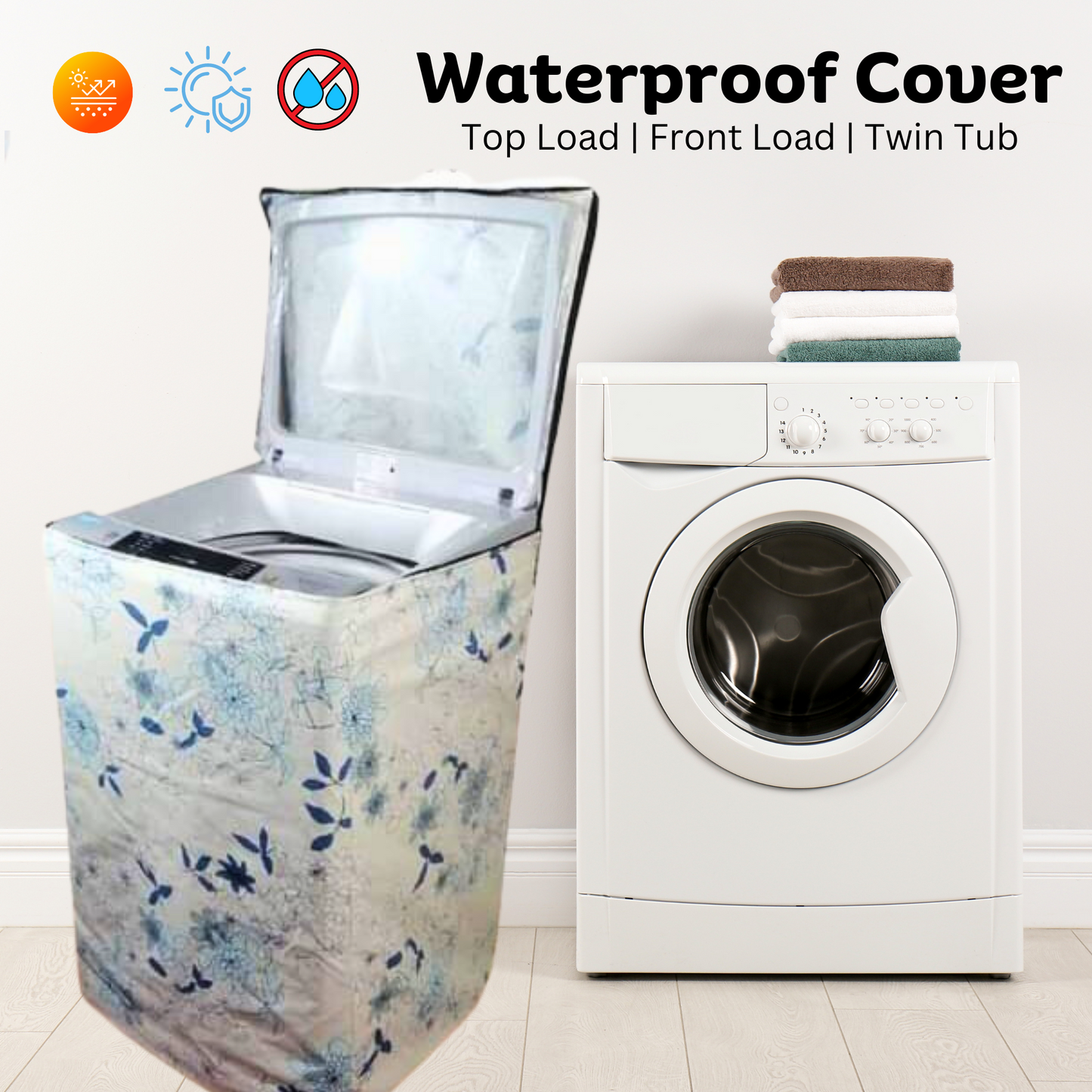 Best Waterproof Washing Machine Cover for Top Load & Front Load in Pakistan