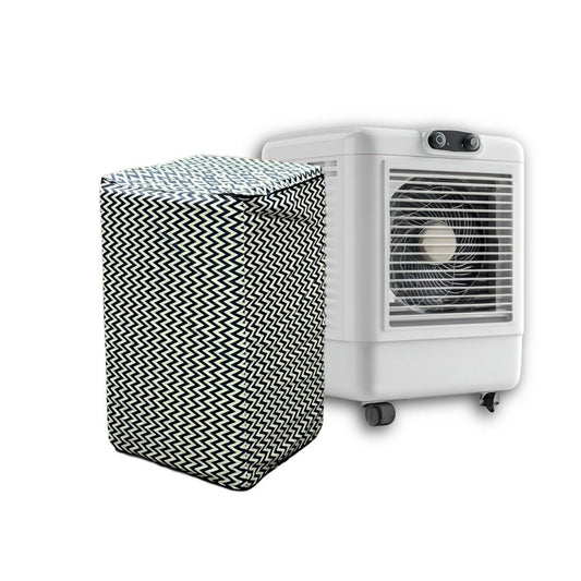 Best Black & White Zigzag Waterproof Air Cooler Cover | Custom Cooler Cover – Trendy Pakistan - Trendy Pakistan