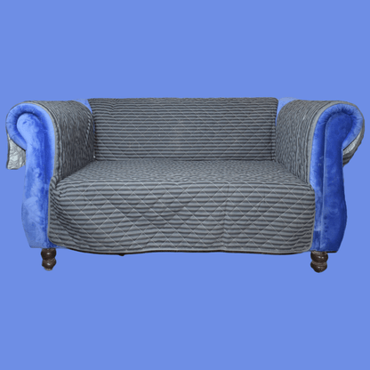 Best Trendy Reversible Sofa Cover Online in Pakistan Dark Grey Lining - Trendy Pakistan