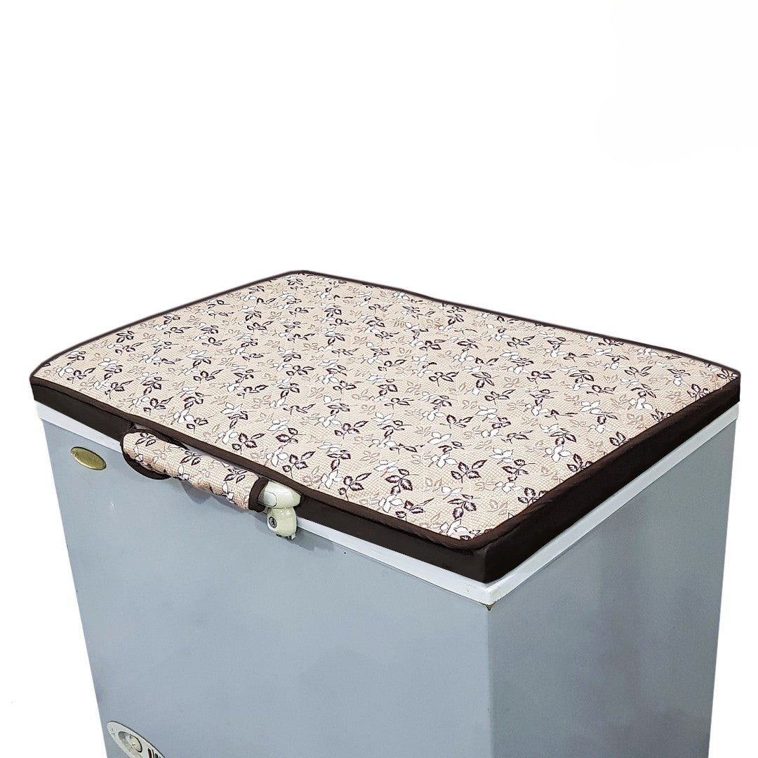 Customized Deep Freezer Top Cover – Cotton Quilted Fabric Cover - Trendy Pakistan