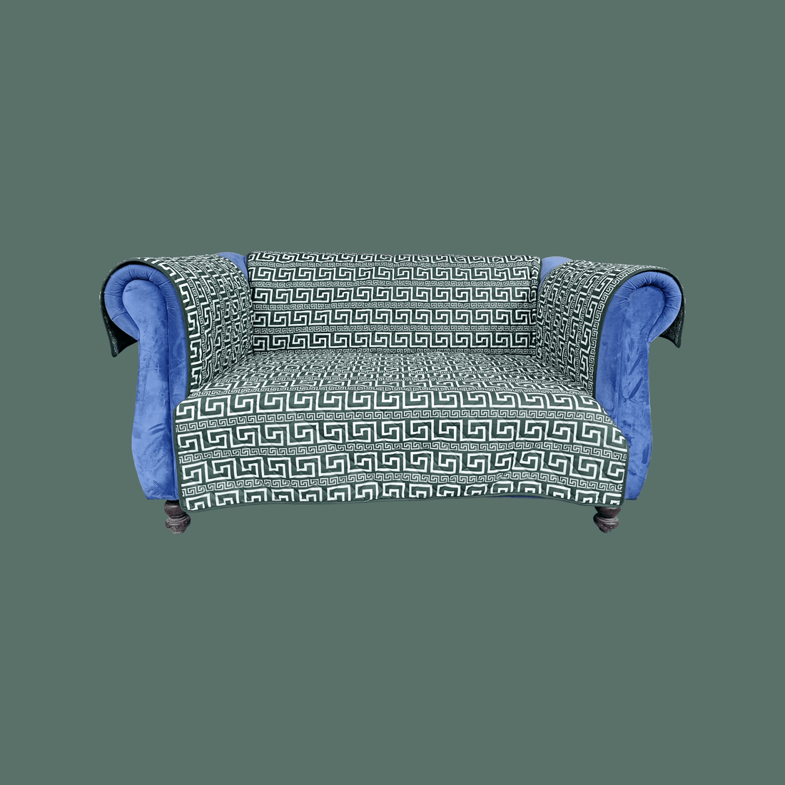 Customized Green Quilted Sofa Cover | Premium Chinioti Sofa Protector - Trendy Pakistan