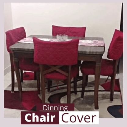 Dinning Room Chair Cover | Dustp & Stain Proof | Keep New Chair forl Long Time - Trendy Pakistan
