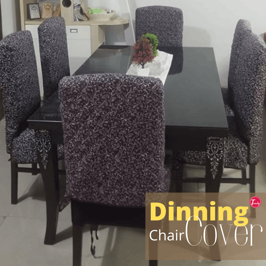 Dinning Room Chair Cover in Multi Plain Colors Dustproof - Trendy Pakistan