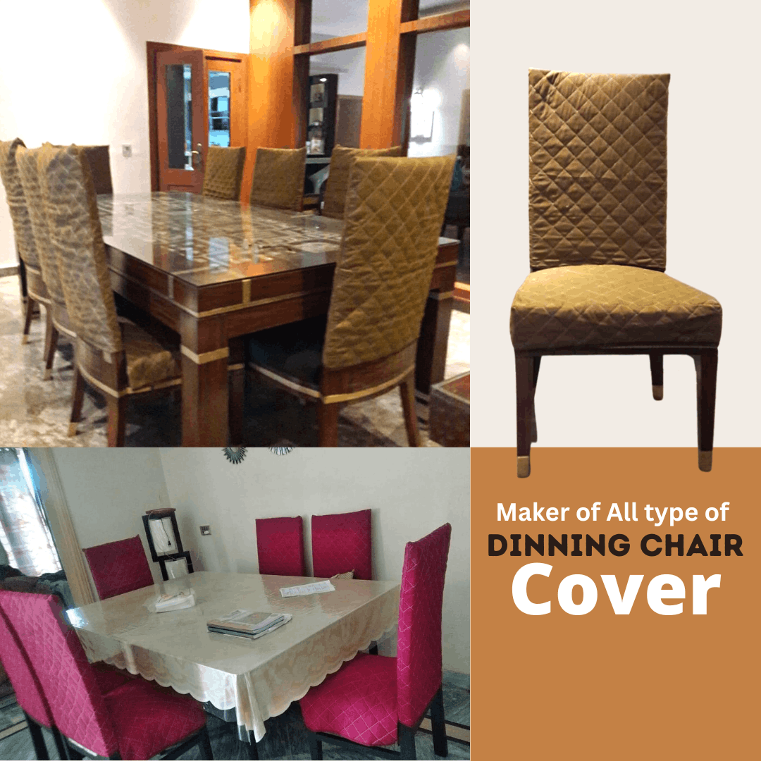 Dinning Room Chair Cover in Multi Plain Colors Dustproof - Trendy Pakistan