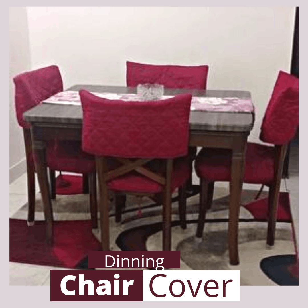 Dinning Room Chair Cover in Multi Plain Colors Dustproof - Trendy Pakistan