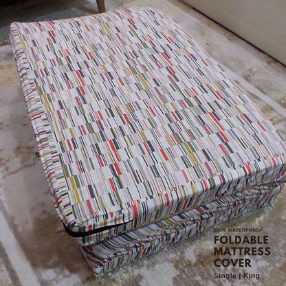 Foldable Waterproof Mattress Cover | Fold A Bed Cover | Best Folding Mattress Cover - Trendy Pakistan
