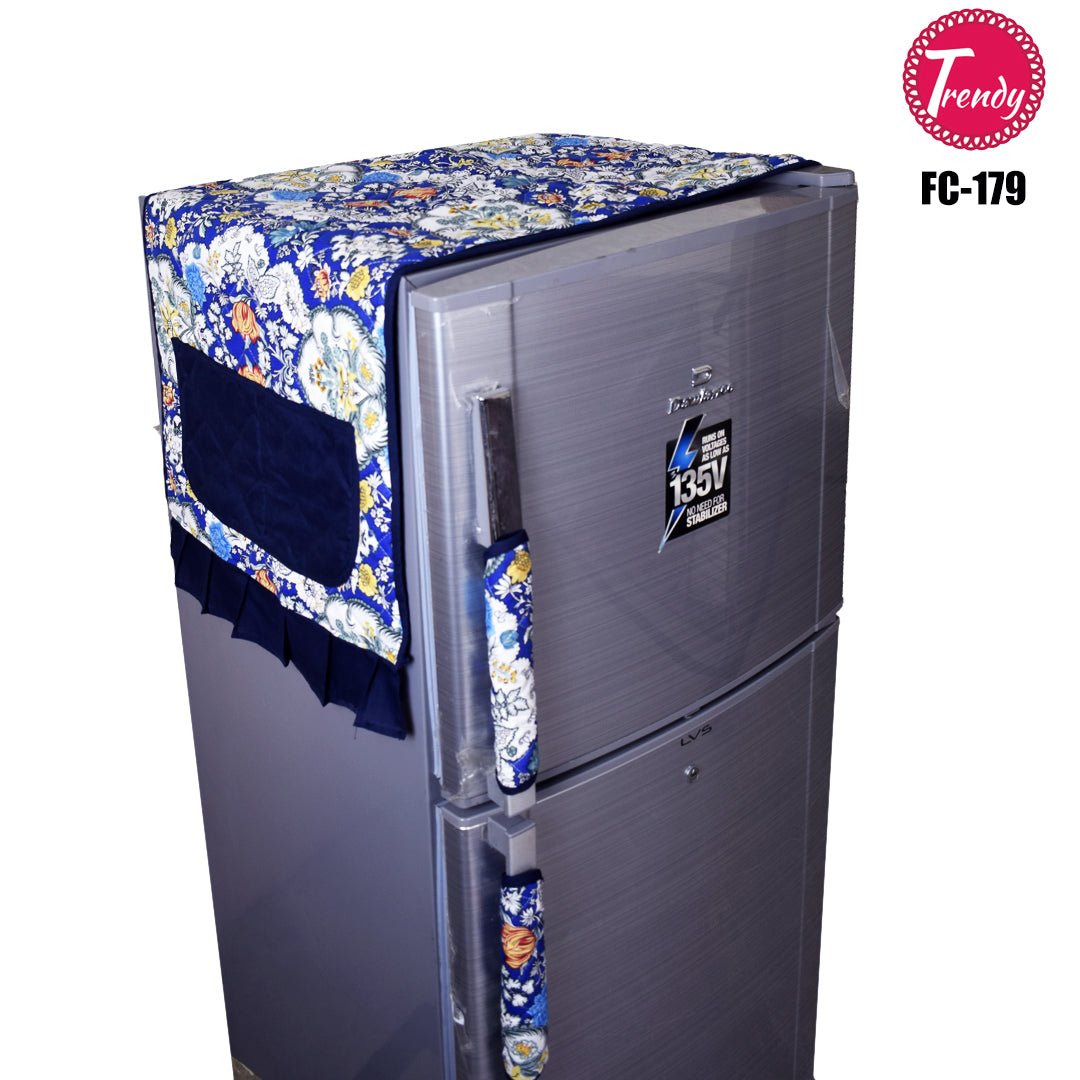 Fridge Top Cover with Side Pocket Home Appliances Cover - Trendy Pakistan