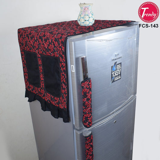 Fridge Top Cover with Side Pocket Home Appliances Cover - Trendy Pakistan