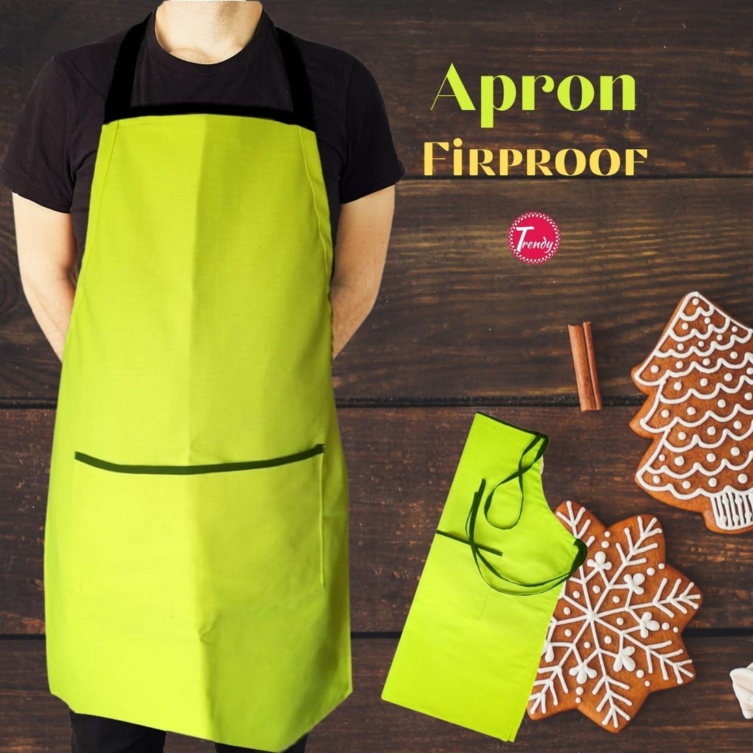 Heat Proof, Fireproof Waterproof Kitchen Apron - Trendy Pakistan
