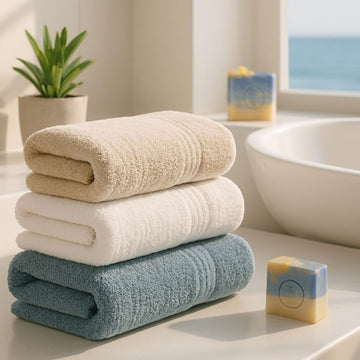Luxurious 100% Turkish Cotton Bath Towel – Ultra Soft & Highly Absorbent - Trendy Pakistan