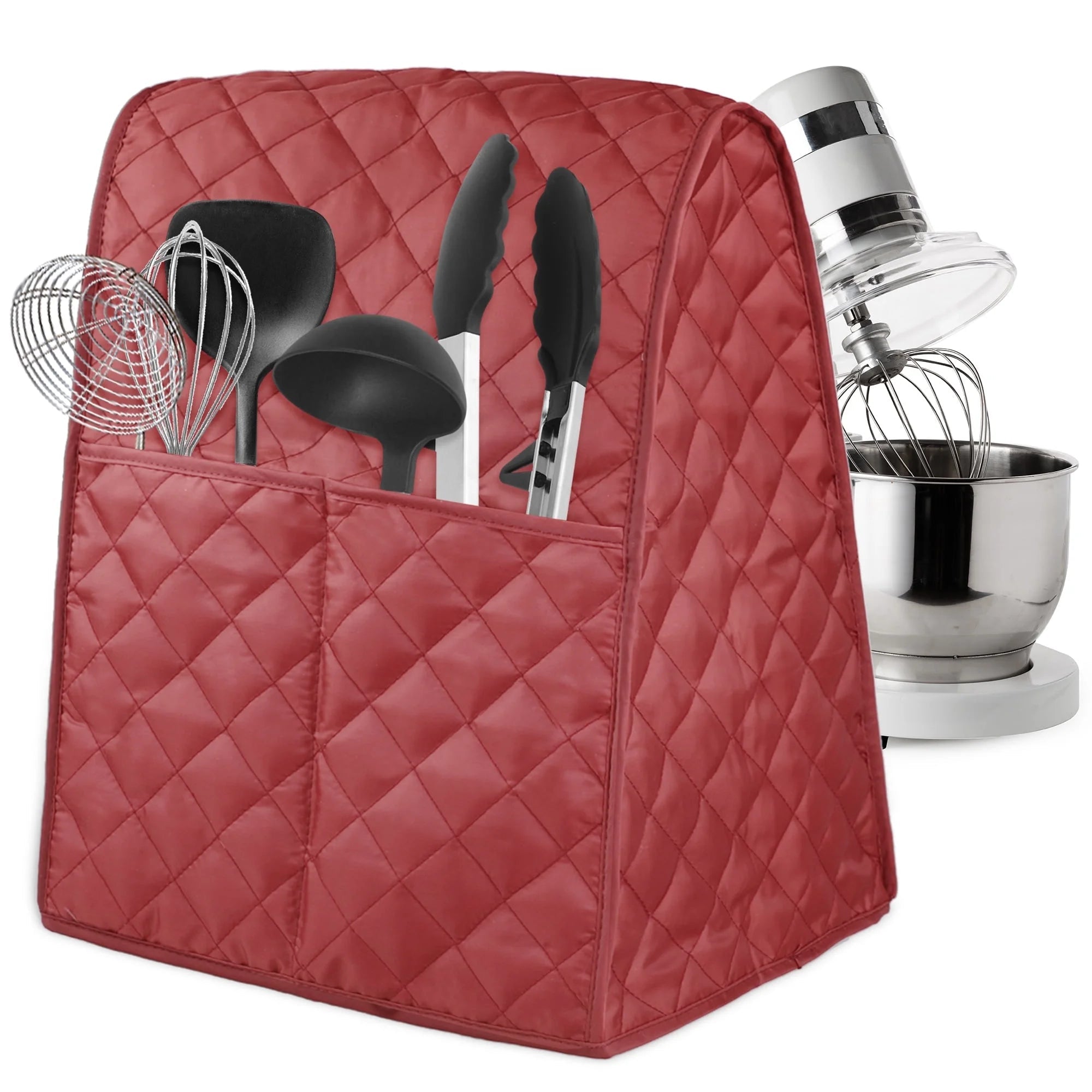Mixer Cover, EEEkit Kitchen Stand Mixer Dust-Proof Cover with Quilted Pocket Organizer Bag - Trendy Pakistan