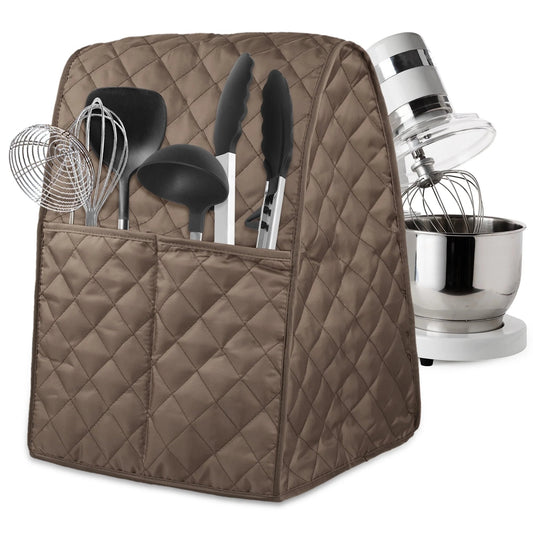 Mixer Cover, EEEkit Kitchen Stand Mixer Dust-Proof Cover with Quilted Pocket Organizer Bag - Trendy Pakistan