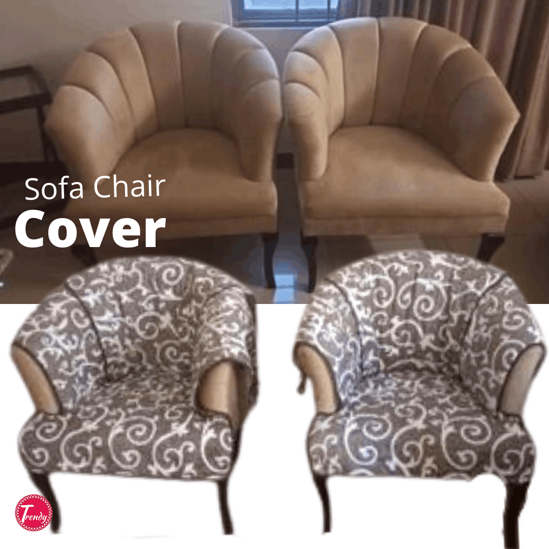 Premium Customized Room Chair Cover | Cotton Quilted Chair Protector - Trendy Pakistan