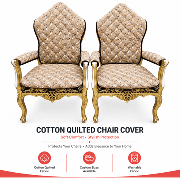 Premium Customized Room Chair Cover – Dust-Proof, Washable, Padded Protector for Classic, Normal, Long-Back & Wooden Chairs | Trendy Pakistan - Trendy Pakistan