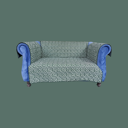 Customized Green Quilted Sofa Cover | Premium Chinioti Sofa Protector