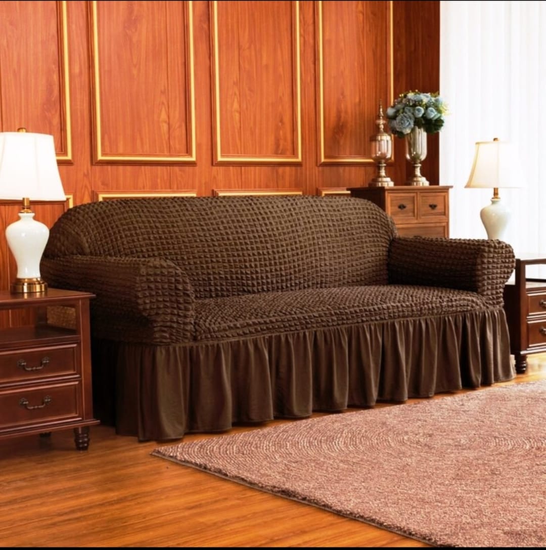 Turkish Sofa Cover in Pakistan – Premium Stretch Turkish Style Couch Cover - Trendy Pakistan