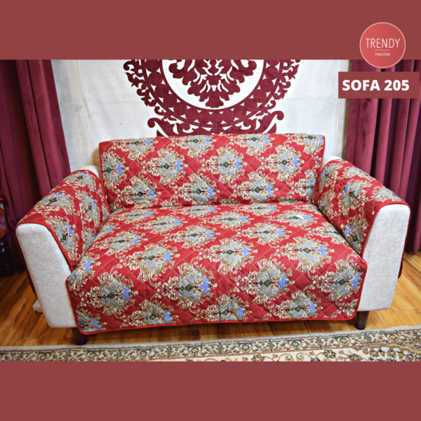 Quilted Fabric Sofa Cover - Trendy Pakistan