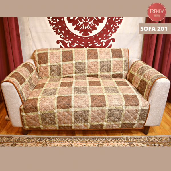 Sofa Cover in Quilted Fabric - Trendy Pakistan
