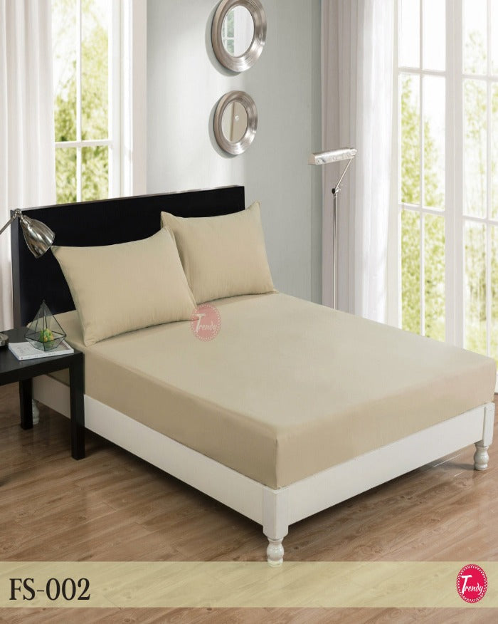 Fitted Sheets in 100% Cotton Plain