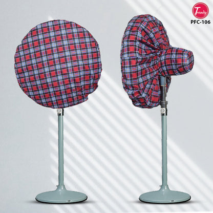 Padestal Fan Cover in Quilted Fabric