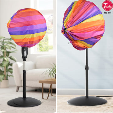 Multicolor Waterproof Pedestal Fan Cover