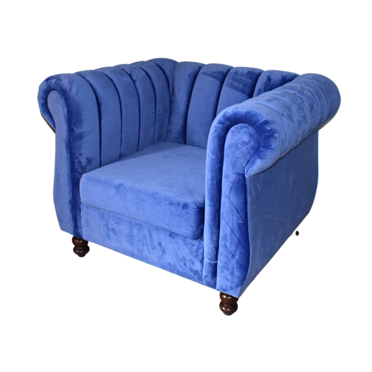 Trendy Home Sofa SIngle Seater Royal Blue