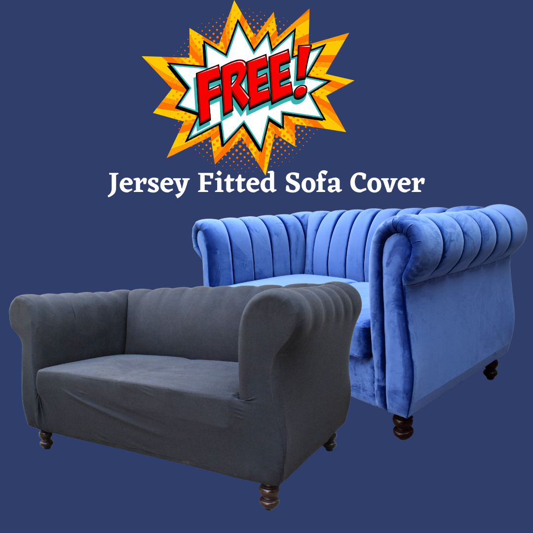 Trendy Home Sofa Two Seater Royal Blue
