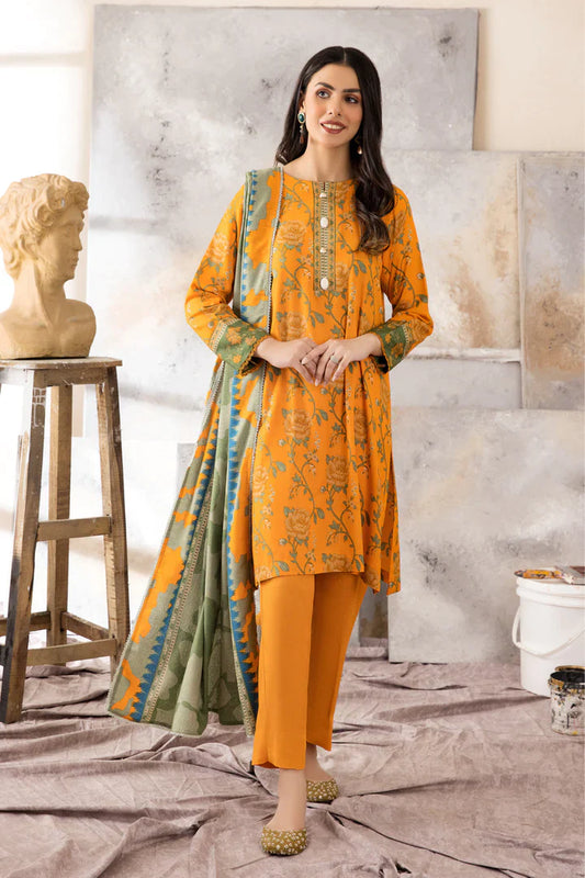 Un-stitched 3-PC Karandi