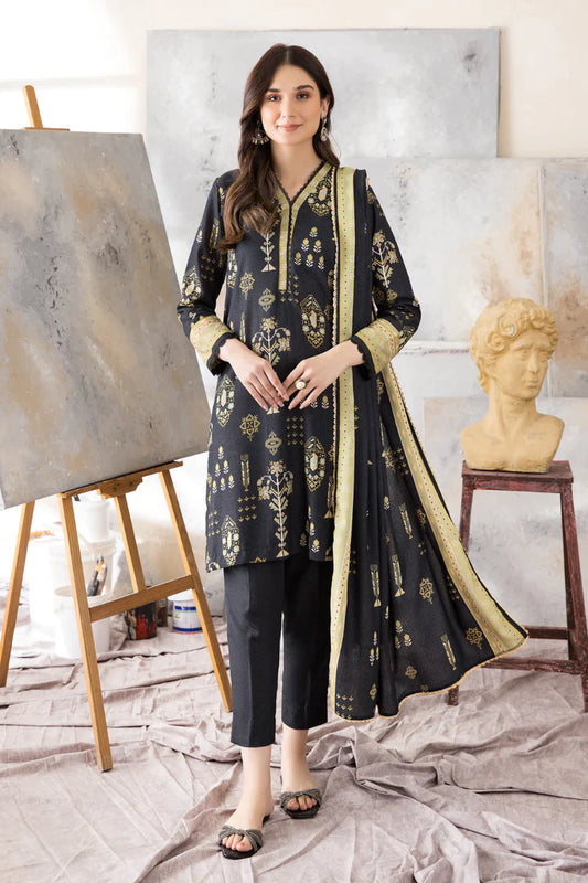 Un-stitched 3-PC Karandi